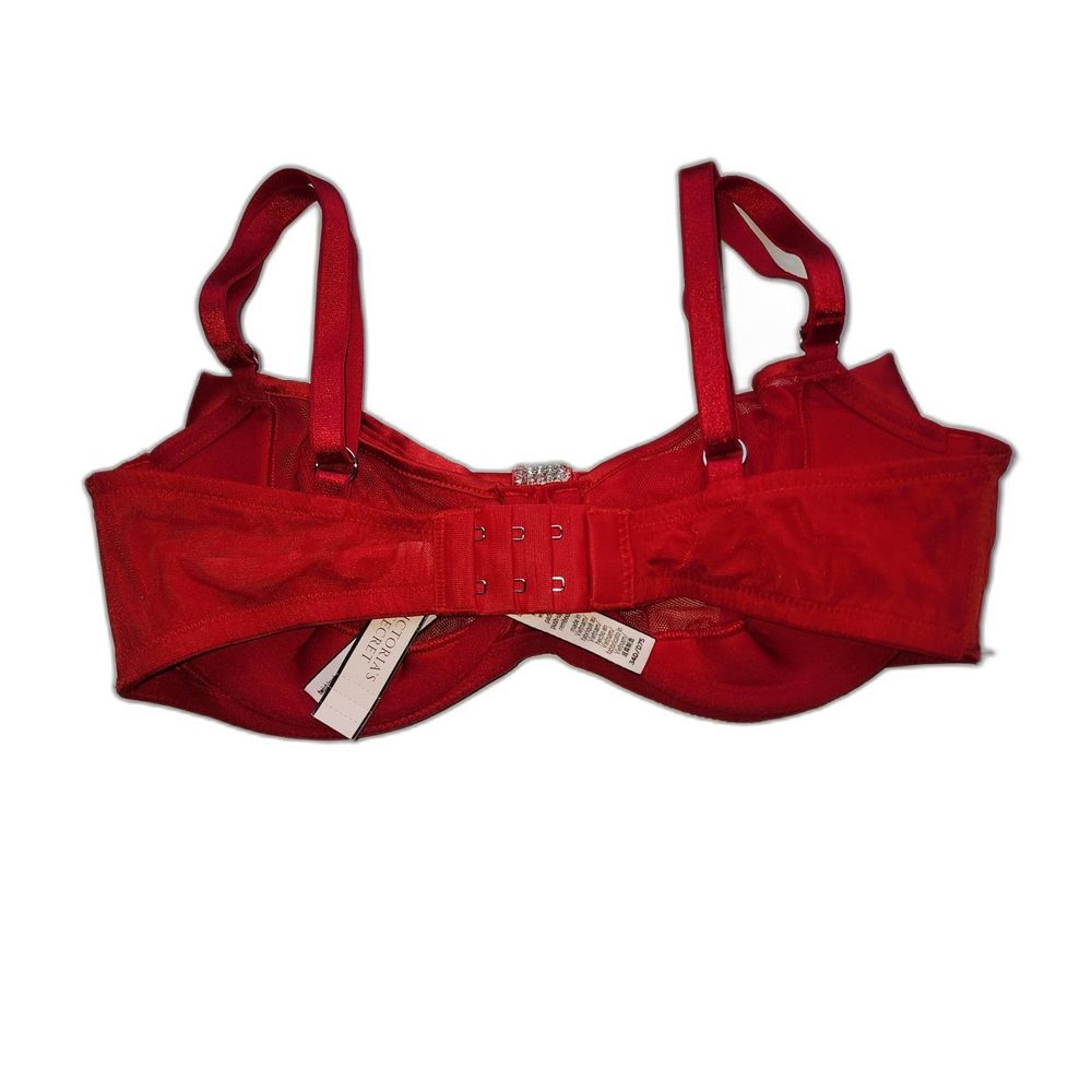 Victoria's Secret Dream Angels Red Bling Push-up without Padding NWT - Picture 5 of 7